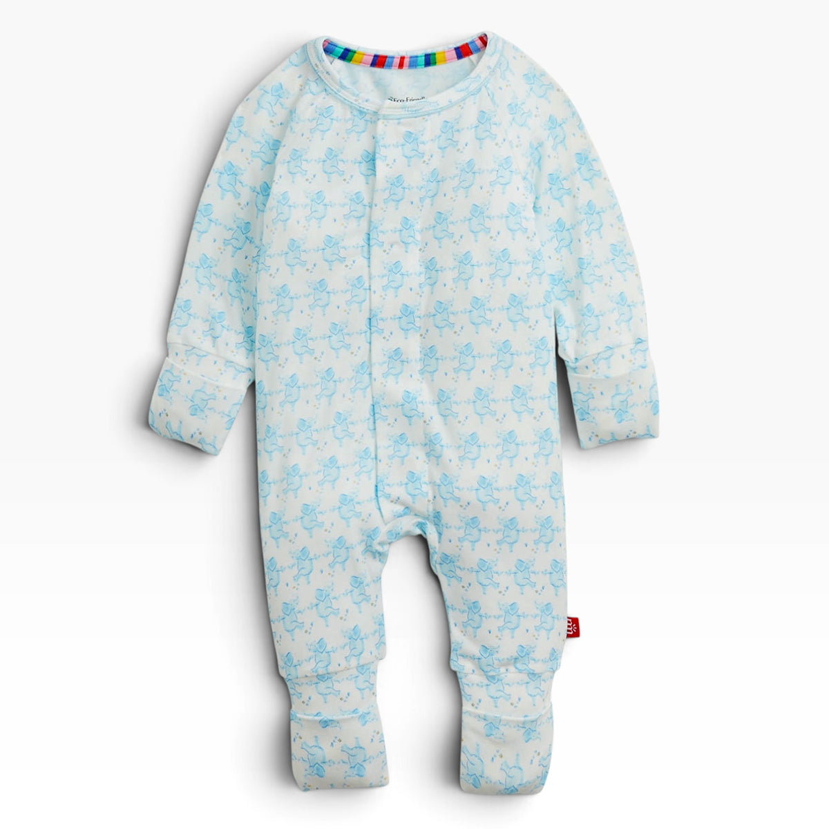 Elephant Trunkettes Blue Modal Coverall by Magnetic Me