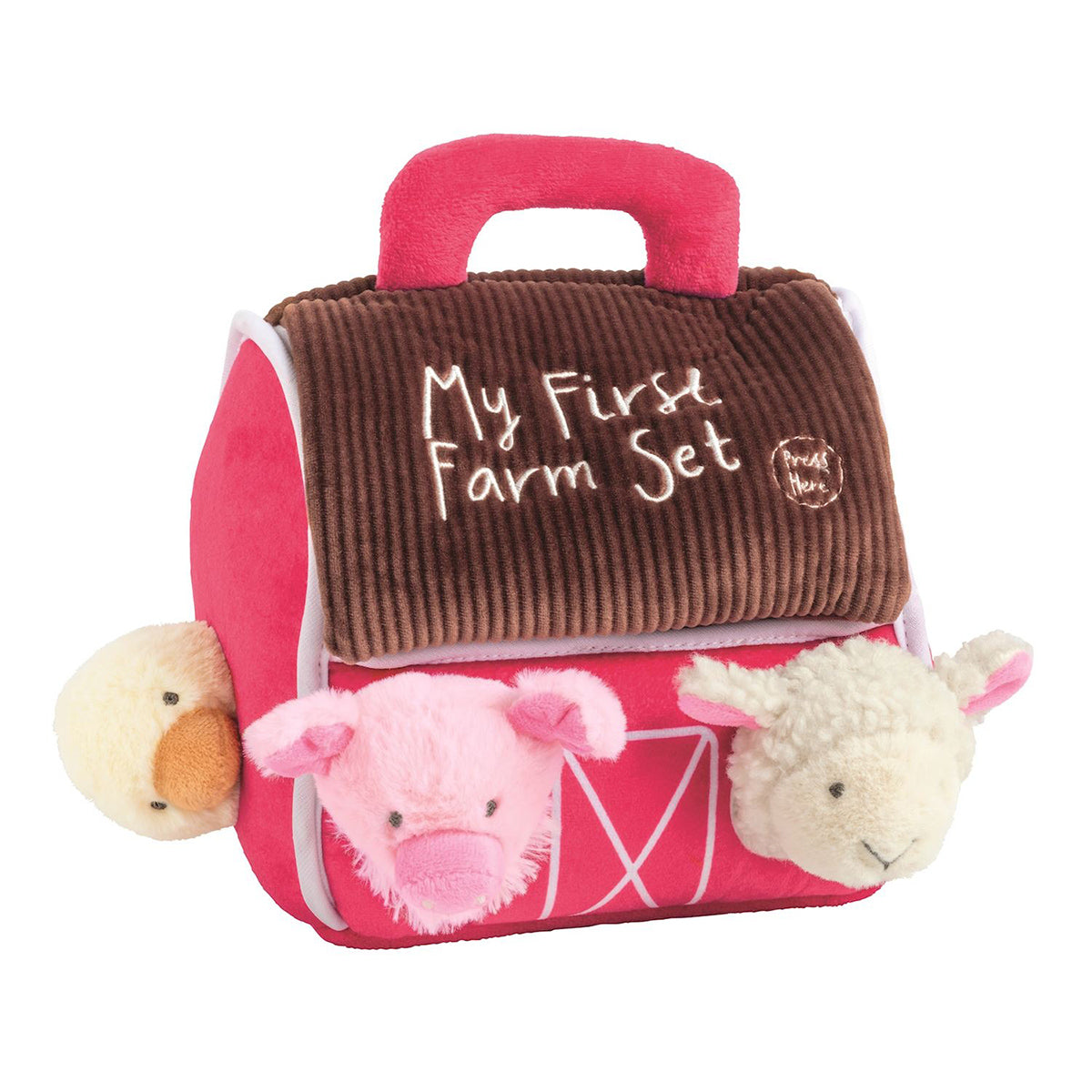 My First Farm Plush Set by Mud Pie