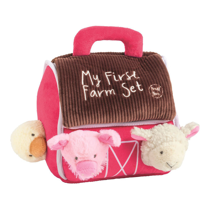 My First Farm Plush Set by Mud Pie