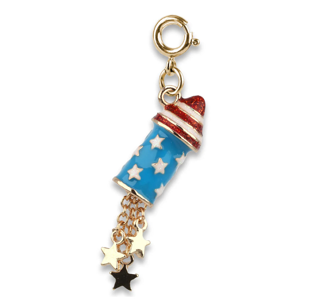 Gold Fireworks Charm by Charm It!