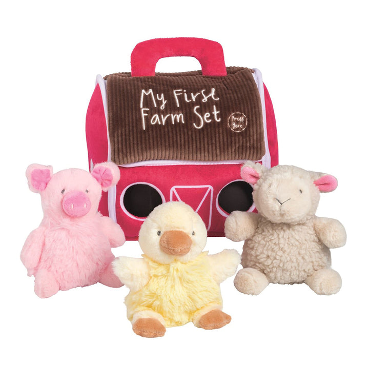 My First Farm Plush Set by Mud Pie