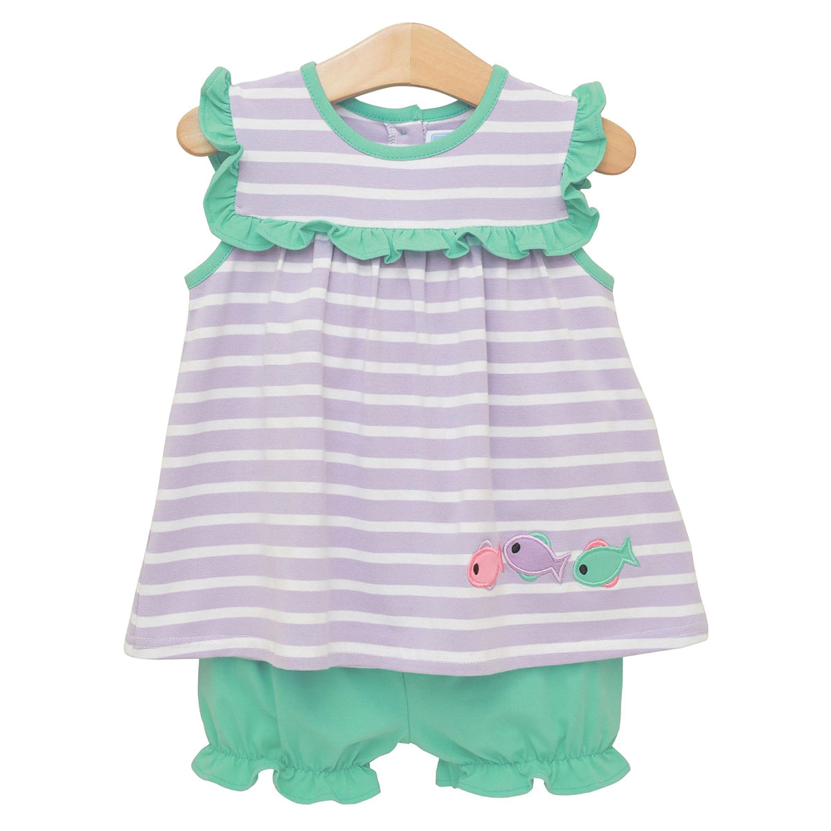 Fishy Fishy Bloomer Set by Trotter Street Kids