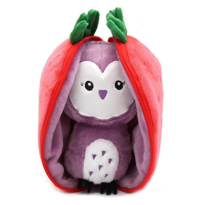 Violet the Owl / Strawberry by Flipetz