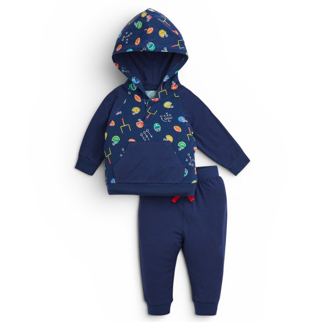 First Down Fun Footballs Hoodie / Jogger Set by Magnetic Me