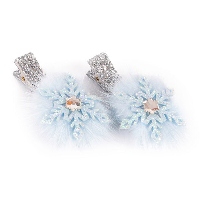 Frosty Sister Hairclips by Great Pretenders
