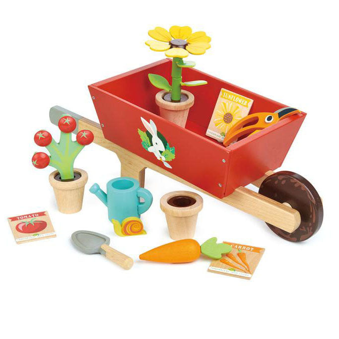 Tender Leaf Toys Garden Wheelbarrow Set (Ages 3+ Years)