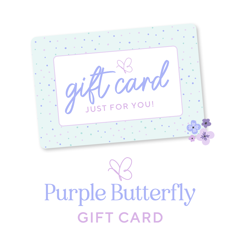 Purple Butterfly Gift Card