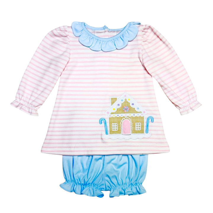 Gingerbread House Bloomer Set by Zuccini Kids