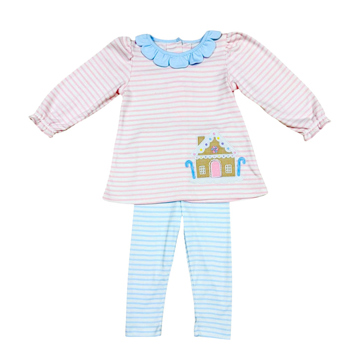 Gingerbread House Legging Set by Zuccini Kids