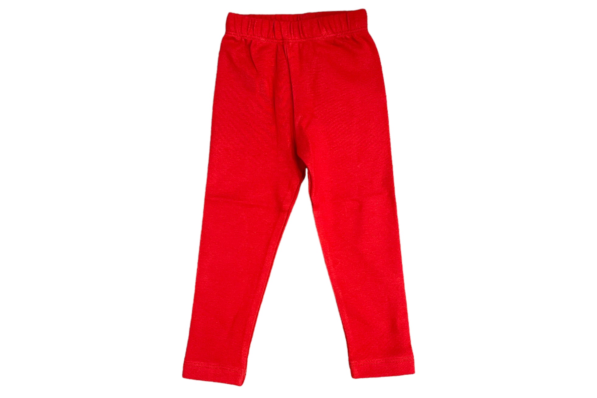 Luigi Straight Leggings Red and White Stripe