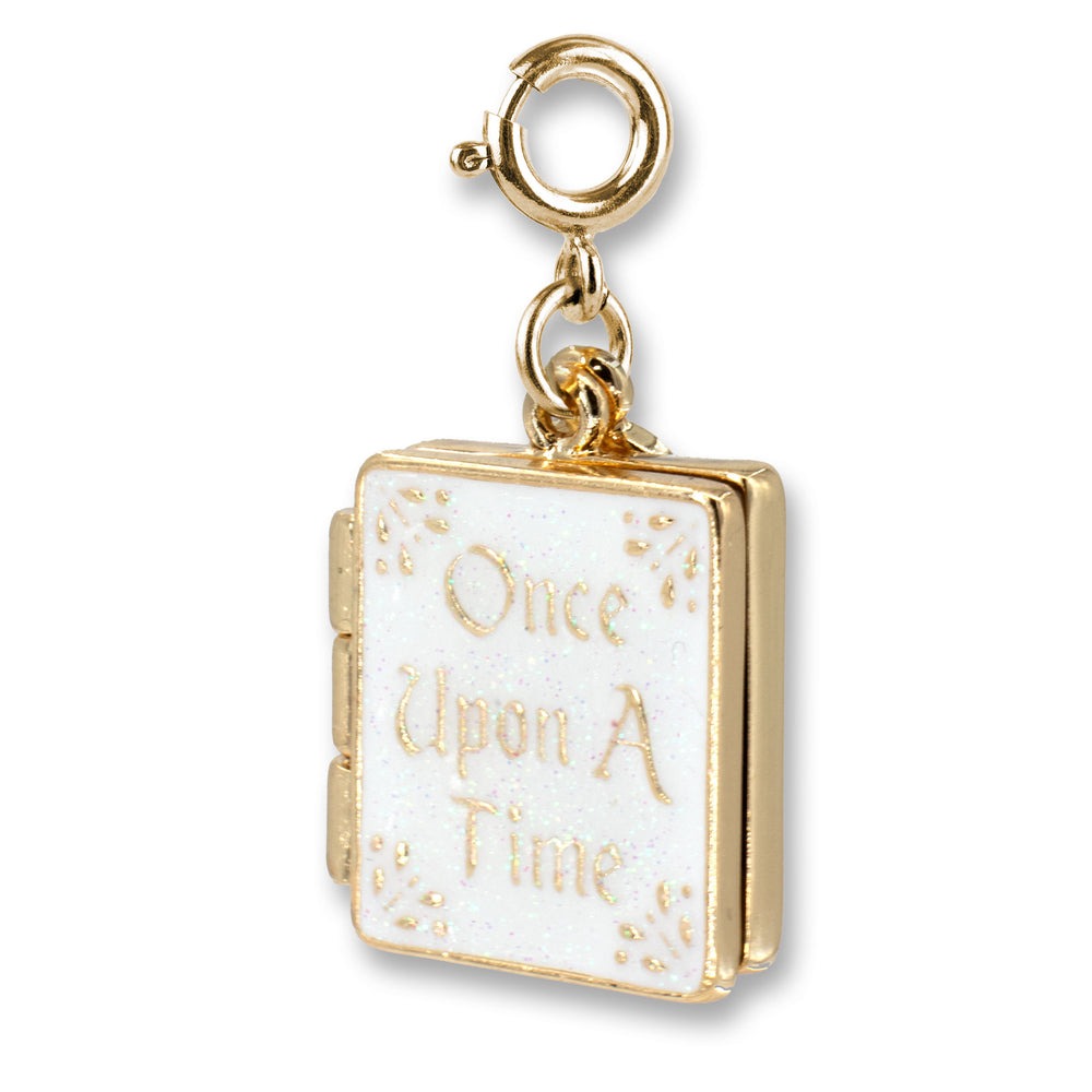 Gold Princess Book Charm by Charm It!