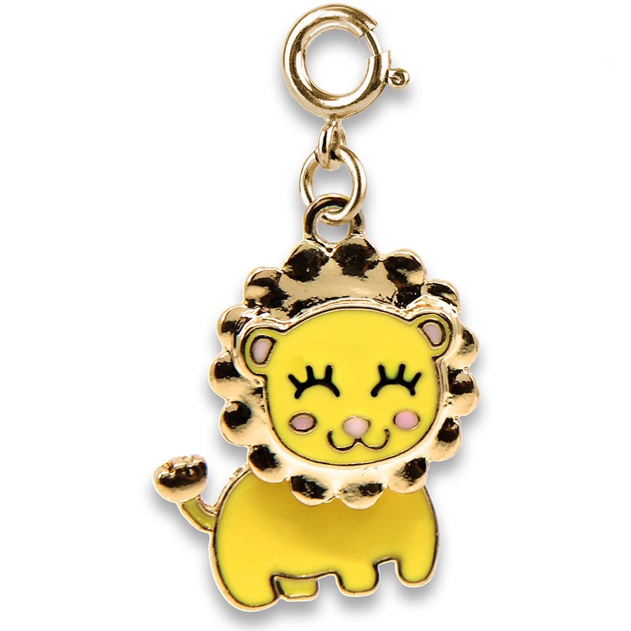 Gold Swivel Lion Charm by Charm It!