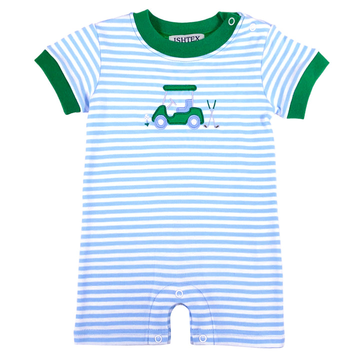 Golf Cart Boy's Romper by Ishtex