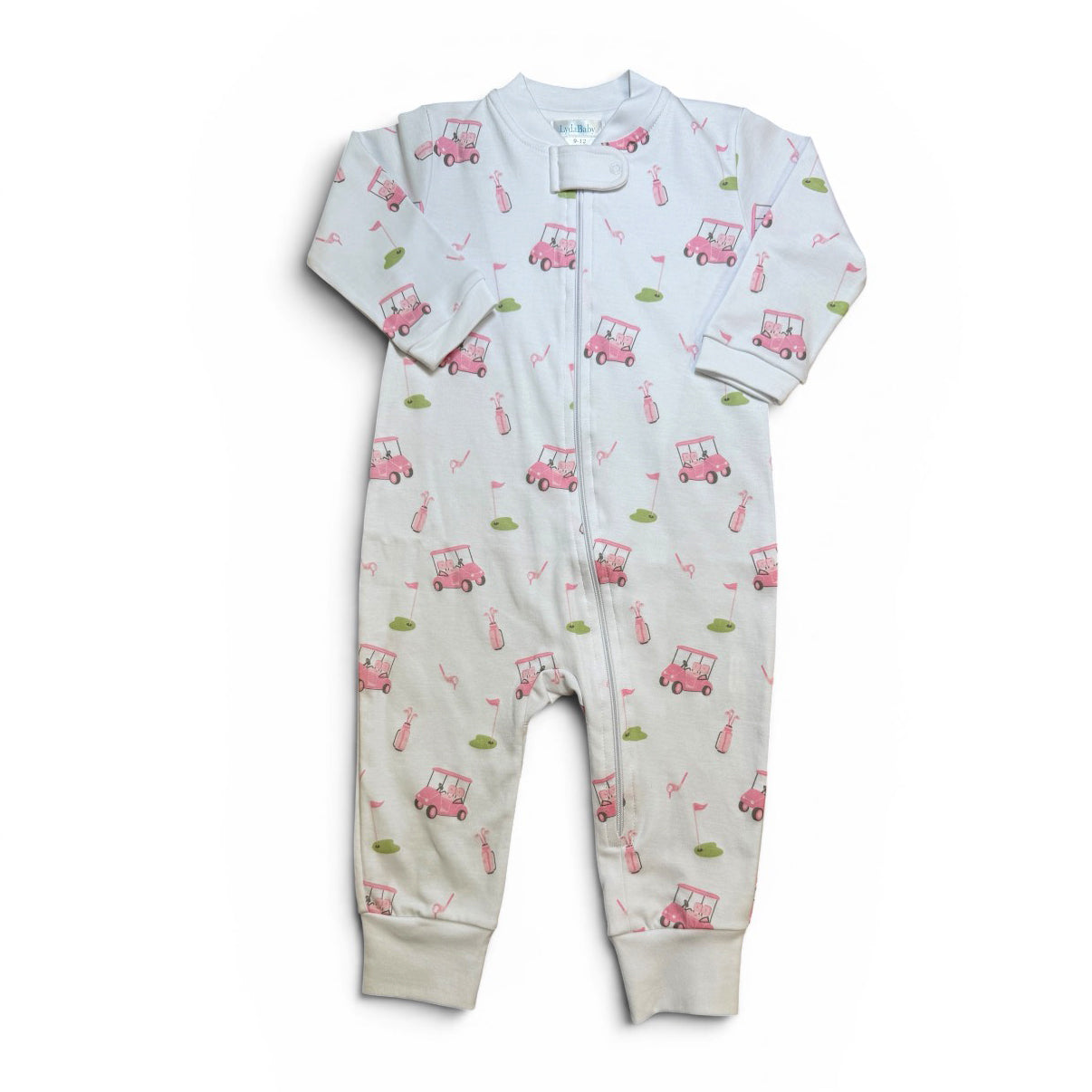 Girl Golf Game Zipper Romper by Lyda Baby