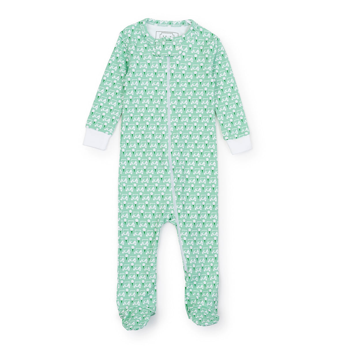 Golf Putting Green Zipper Pajamas by Lila + Hayes