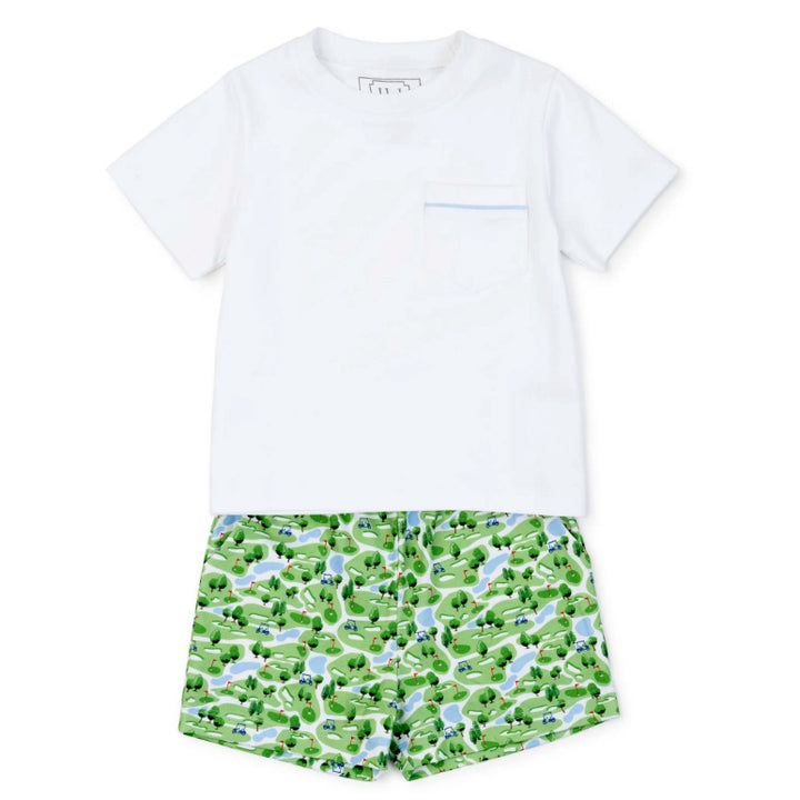 Par for the Course Boy Short Set by Lila & Hayes