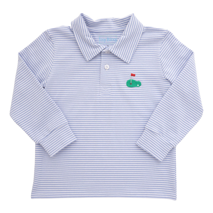 Golf Long-Sleeve Polo by Itsy Bitsy