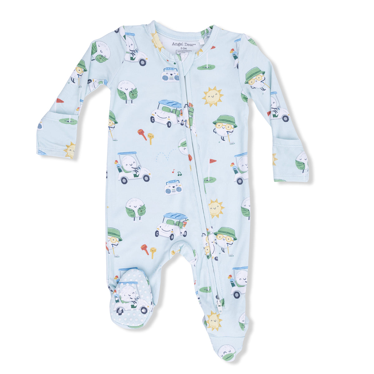 Golf Pro 2-Way Zipper Footie by Angel Dear