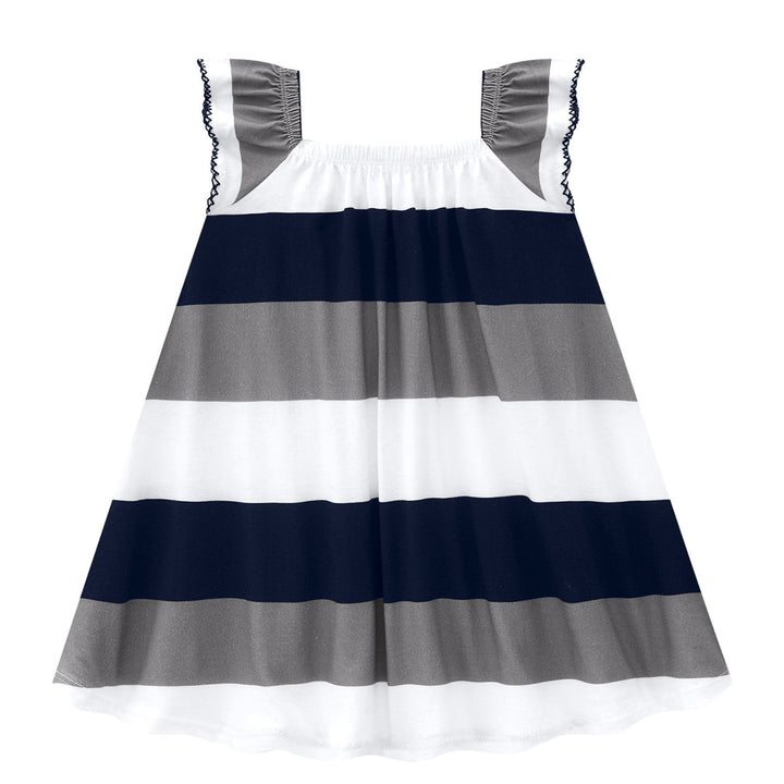 Milon Gray / Navy / White Dress