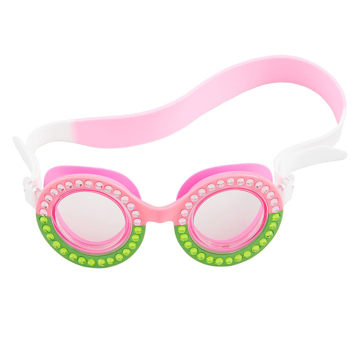 Green Girl Swim Goggles by Mud Pie