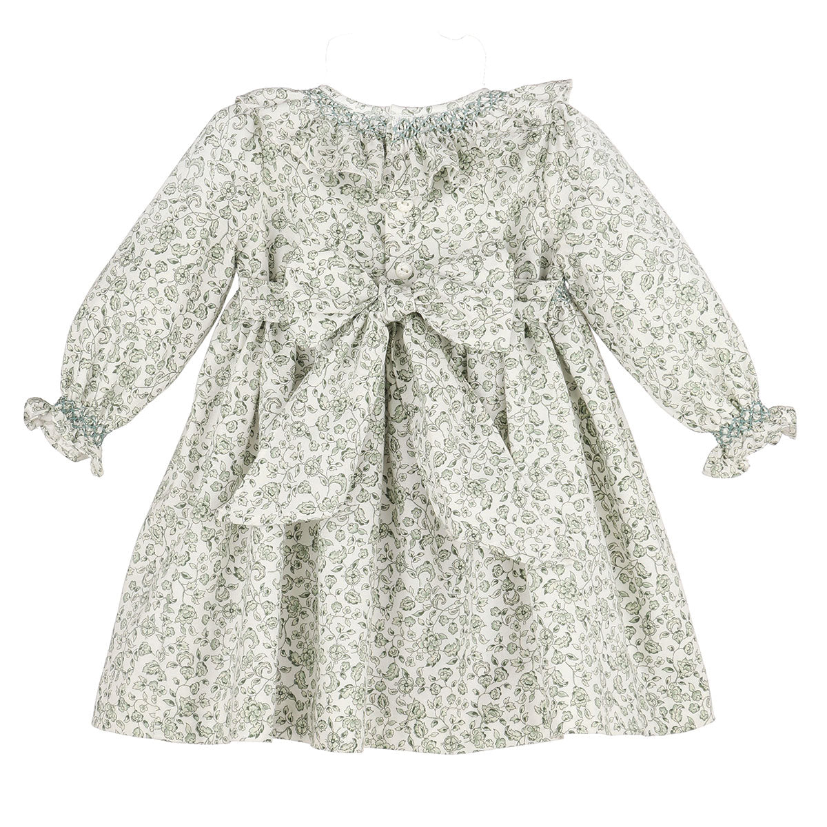 Green Heirloom Floral Dress by Sophie & Lucas