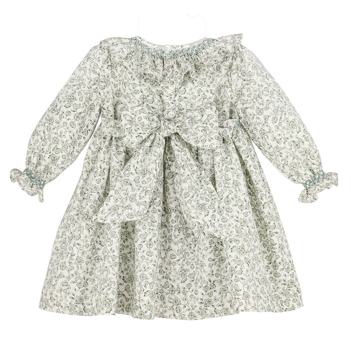 Green Heirloom Floral Dress by Sophie & Lucas