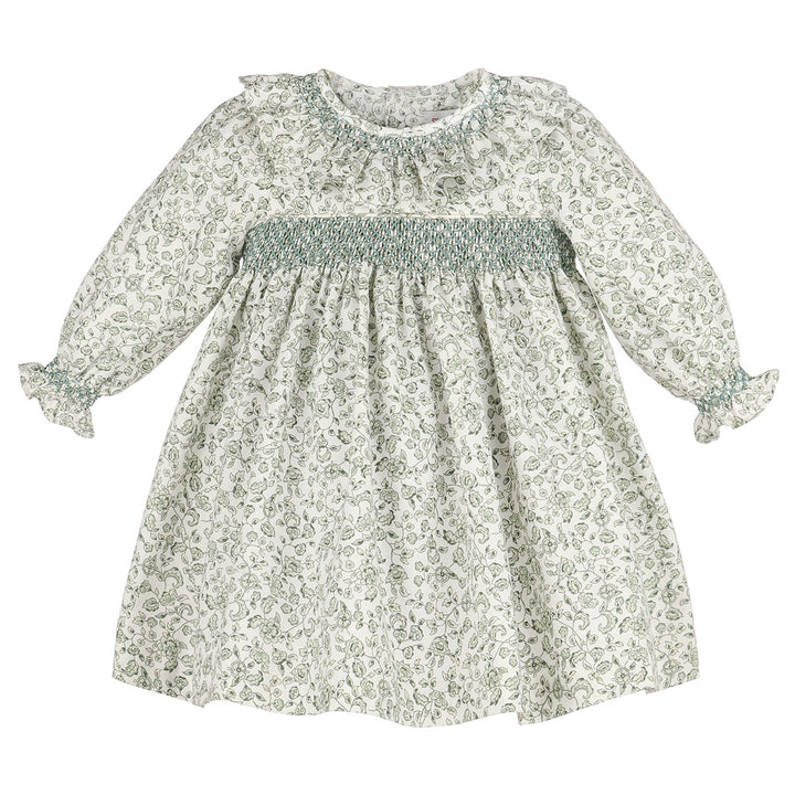 Green Heirloom Floral Dress by Sophie & Lucas