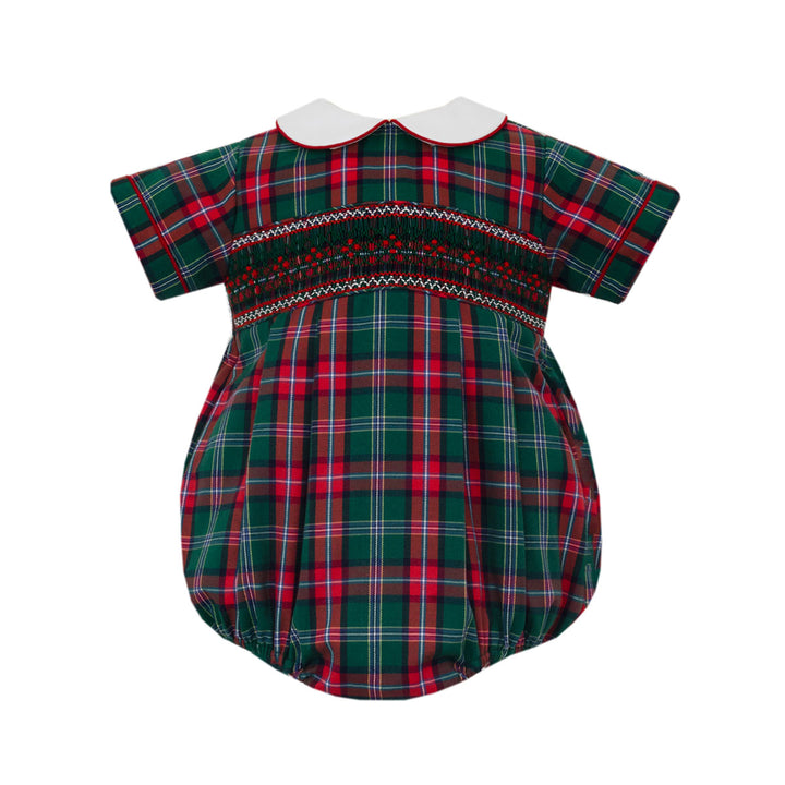 Red / Green Plaid Boy's Bubble by Anavina