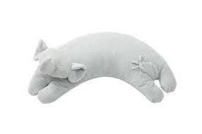 Angel Dear Nap Pillow - Gray Elephant