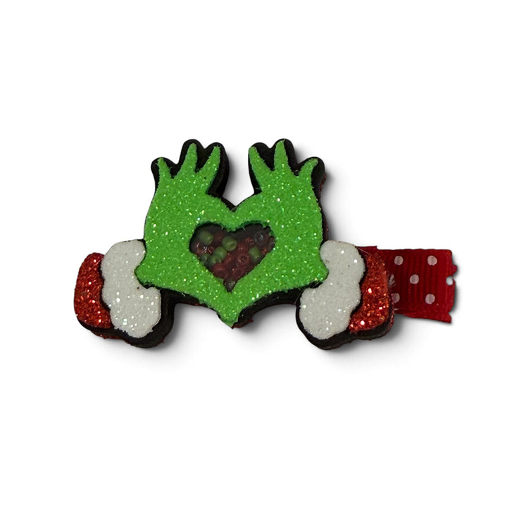Grinch Hands Shaker Bow by Beyond Creations
