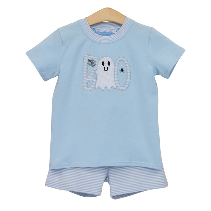Halloween "Boo" Boys Short Set by Trotter Street Kids