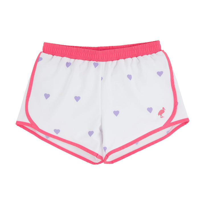 Heart Eyes Prepletic Shimmy Shake Shorts by The Beaufort Bonnet Company