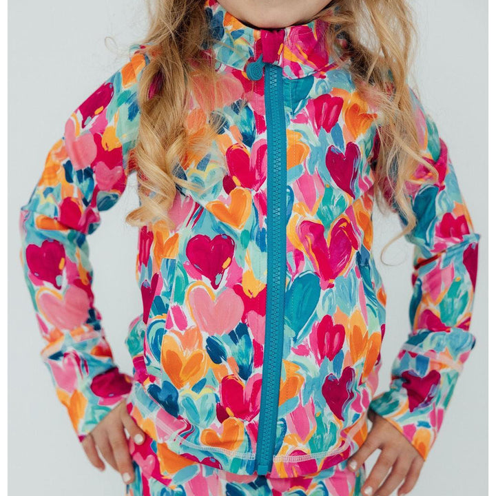 Heart Hustle Full-Zip Active Jacket by Mila & Rose