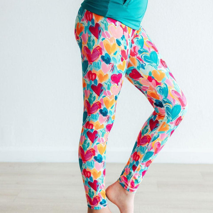 Heart Hustle Active Legging by Mila & Rose