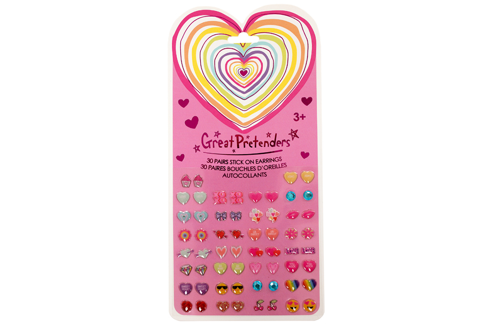 Great Pretenders Heart Sticker Earrings