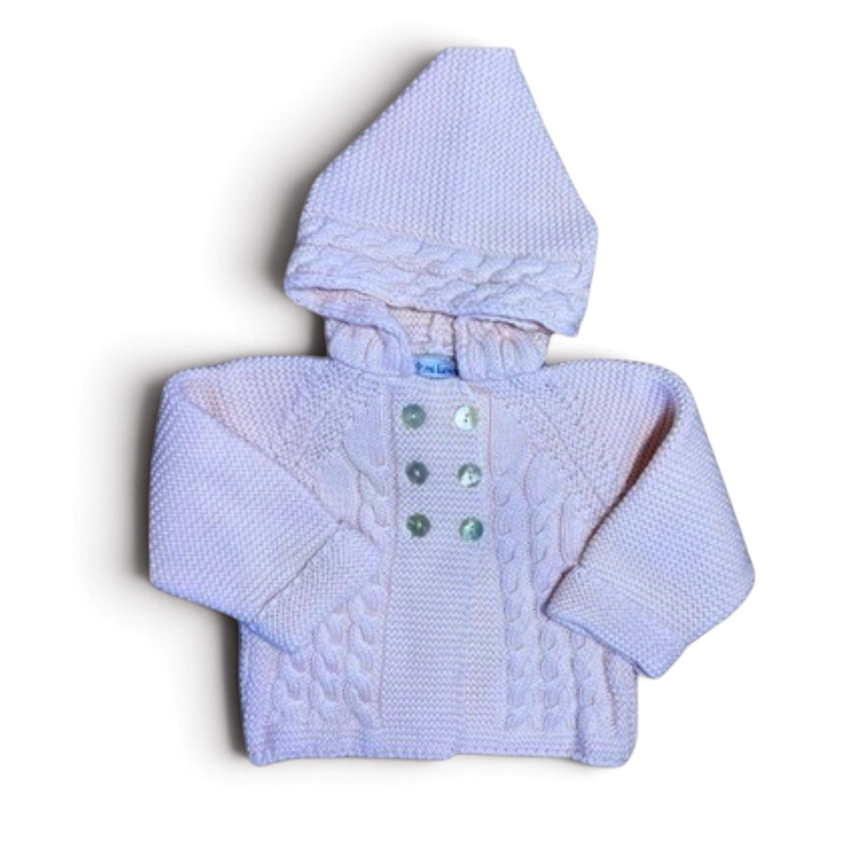 Pink Hooded Sweater by Mi Lucero