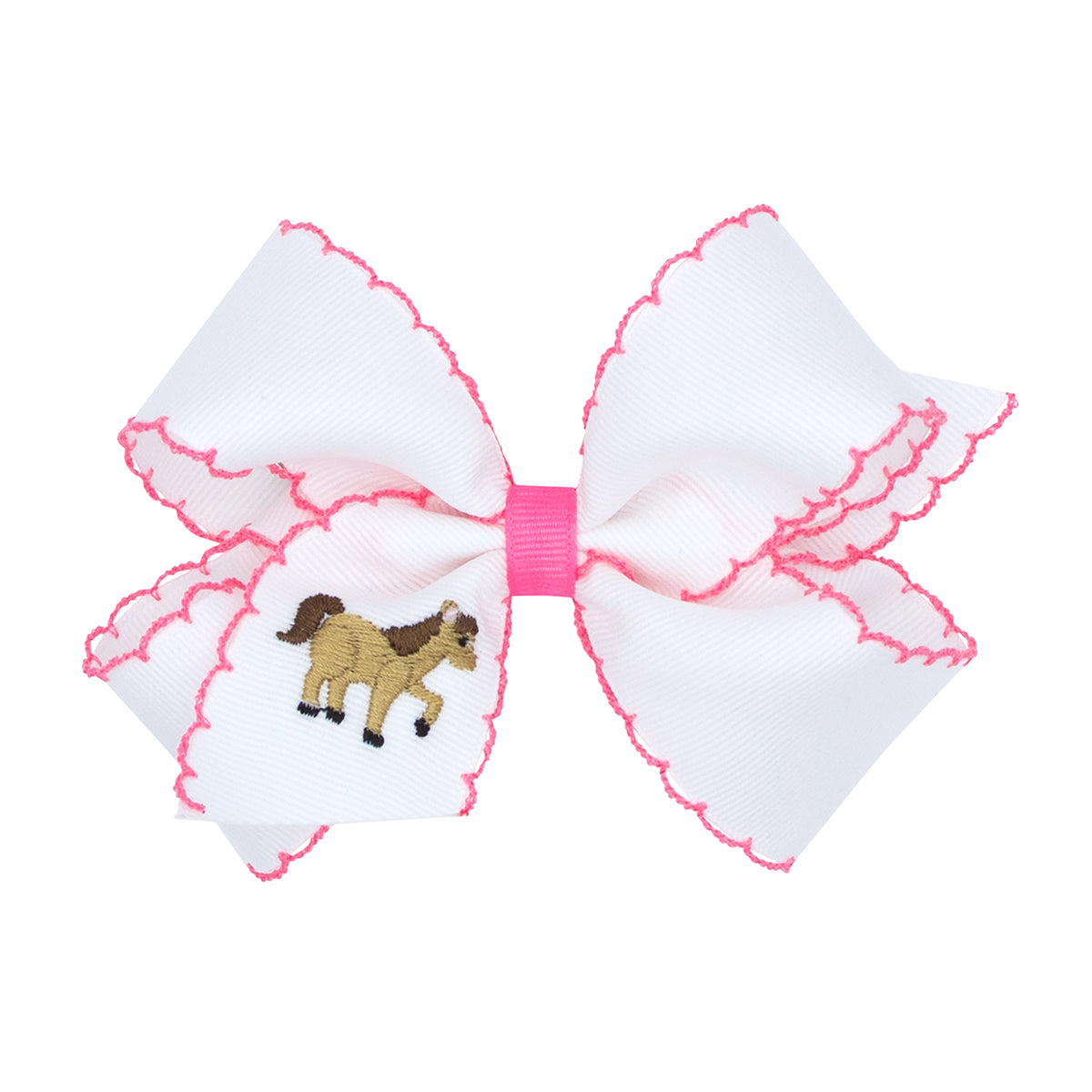 Horse Embroidered Bow by Wee Ones (2 sizes)