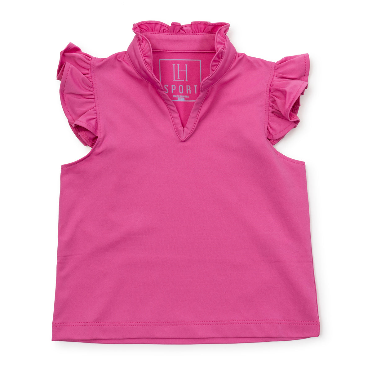 Hot Pink Ellie Performance Shirt  by Lila + Hayes