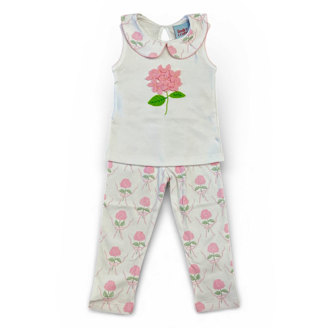 Hydrangeas Pant Set by The Smiley Crab
