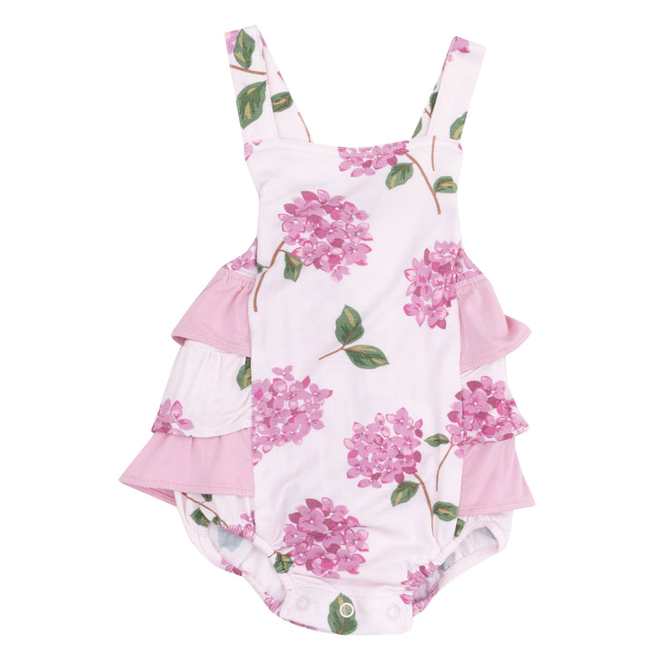 Hydrangeas Ruffle Sunsuit by Angel Dear