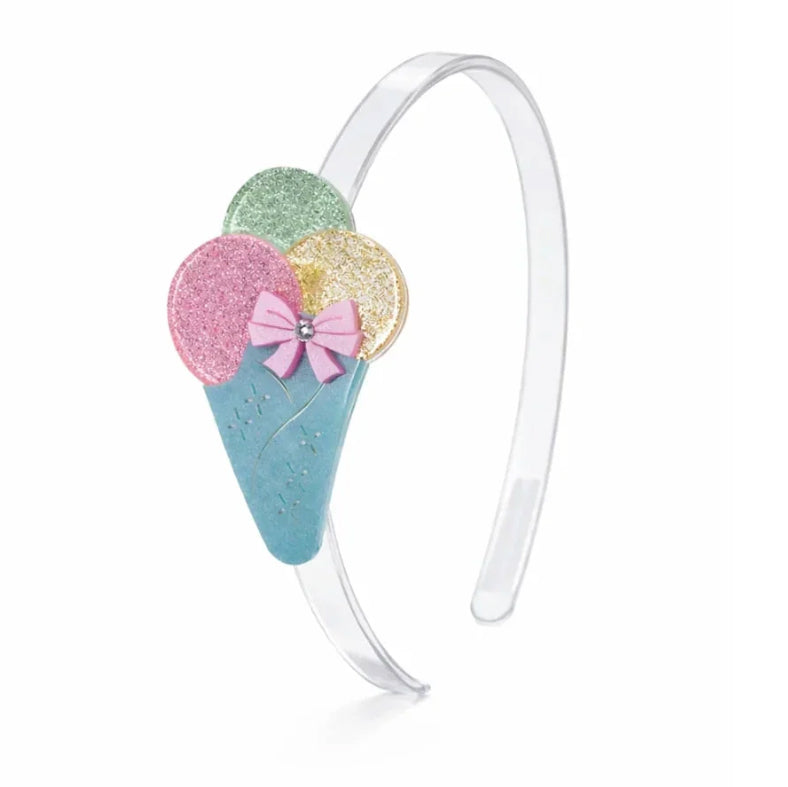 Ice Cream Cone Pastel Headband by Lilies & Roses