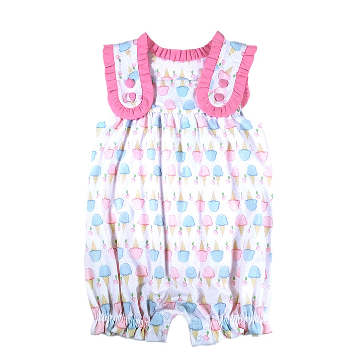 Ice Cream Girl's Romper by Ishtex
