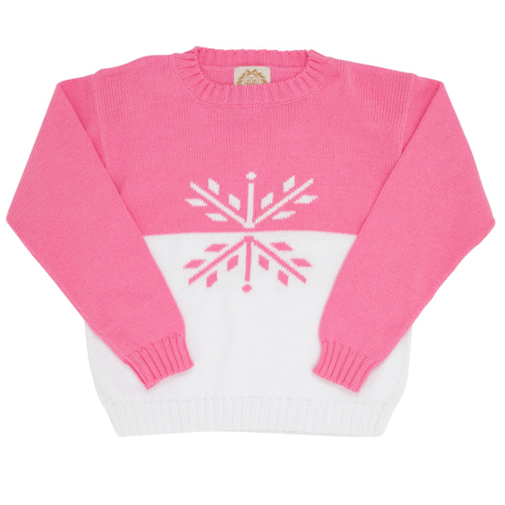 TBBC Isabelle's Intarsia Sweater - Hampton Hot Pink