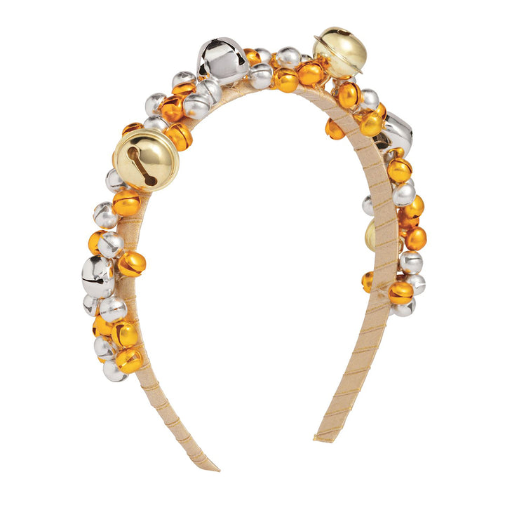 Gold & Silver Jingle Bells Headband by Mud Pie