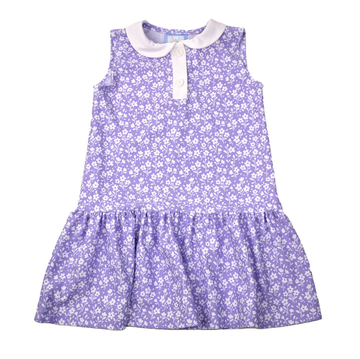 Lavender Floral Dress by Color Works