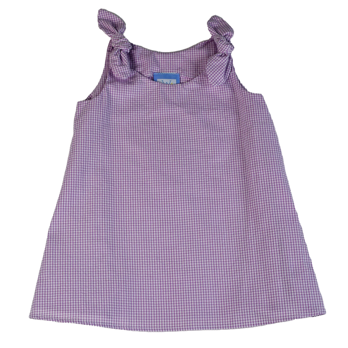 Lavender Tie-Shoulder Swing Dress by Color Works