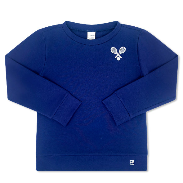 Liberty Navy Tennis Sweatshirt by Set Fashions