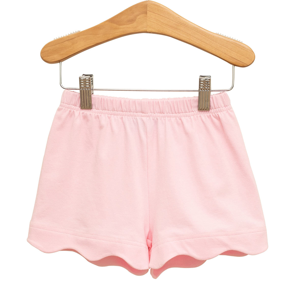 Light Pink Scalloped Shorts by Trotter Street Kids