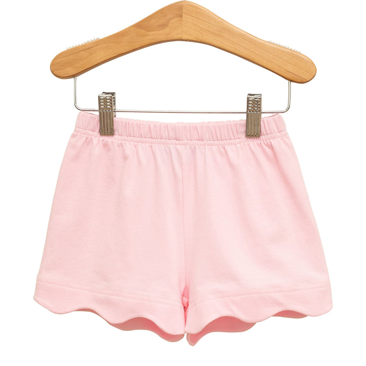 Light Pink Scalloped Shorts by Trotter Street Kids