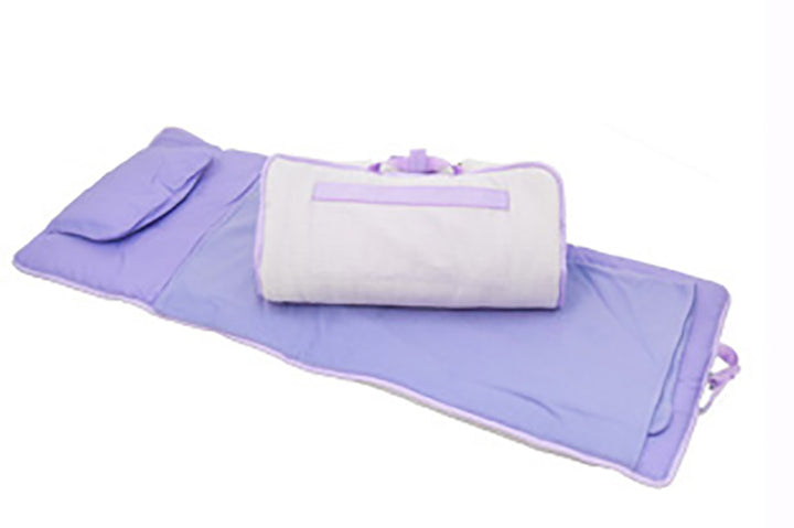Lilac Stripe Seersucker Nap Roll by Mint Sweet Little Things
